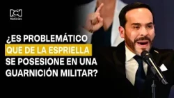 ¿Es problemático que Abelardo de la Espriella se posesione en una guarnición militar en Cauca?