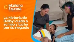 Madre de hijo con parálisis cerebral lucha por sacar adelante su ferretería