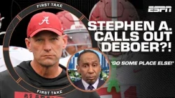 Stephen A. has a PROBLEM with Kalen DeBoer’s comments: NOBODY WANTS TO HEAR THAT! 😬 | First Take
